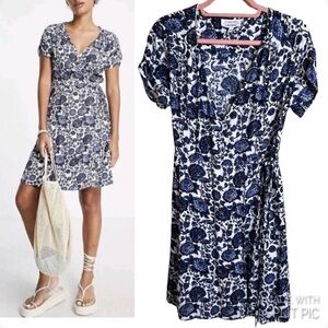 & Other Stories Mini Wrap Dress In Floral‎ Lucia Print